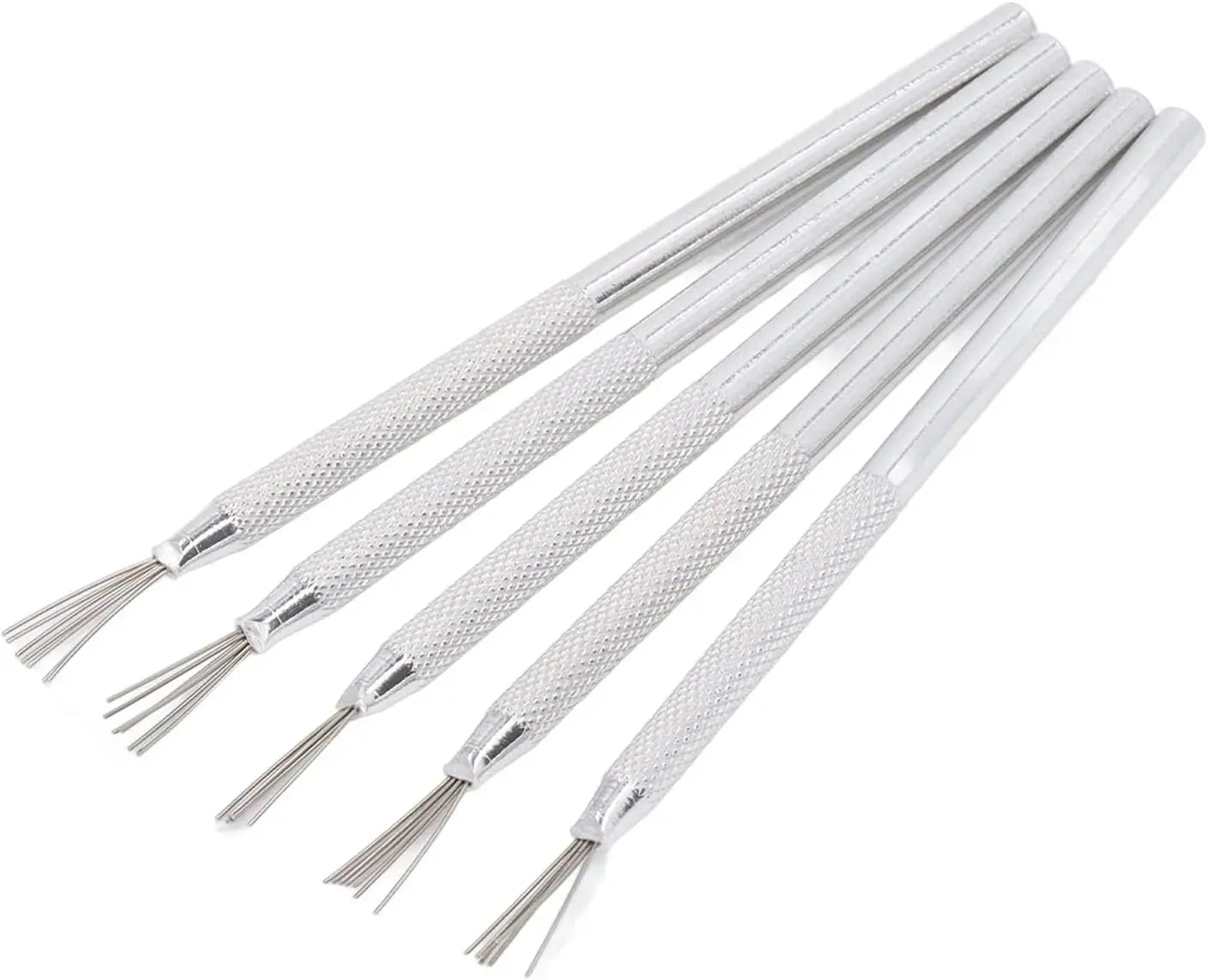 MMOOKA MMOOKA 1/2/6pcs 7 Pins Needles Texture Ceramics Tools Polymer Clay Sculpting Auxiliary Molding Tool DIY Pottery Brush Cake AccessoriesMMOOKA.COM