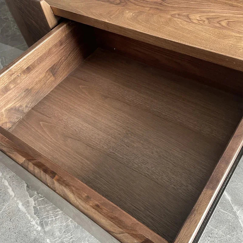MMOOKA Italian Style Minimalist Square Designer Coffee Table Solid Wood Storage Living Room Luxury Modern Table Basse Home Furniture