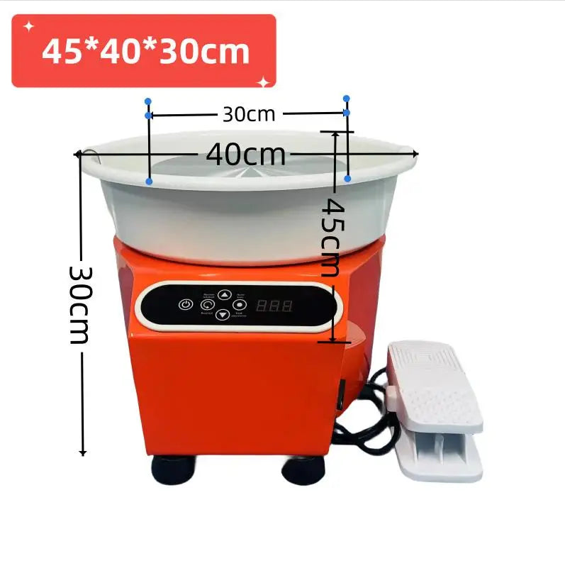 MMOOKA MMOOKA LCD Touch Display Electric Pottery Wheel Ceramic Forming Machine Clay Wheel 350W DIY Clay Sculpting for Beginners Art CraftMMOOKA.COM
