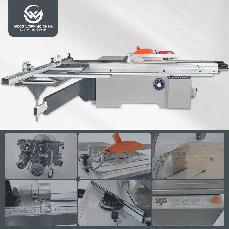 ANTNX HZ507 Small Circular CNC Portable Wood Cutting Sliding Panel Saw Machine Table for Woodworking ANTNX.COM