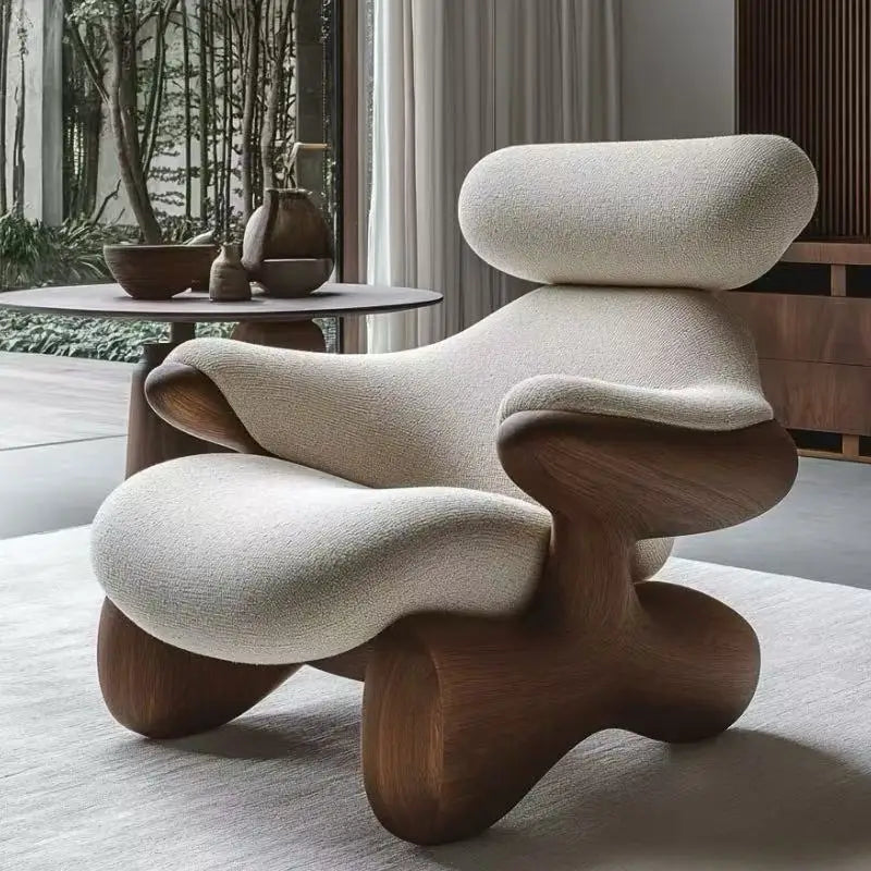 ANTNX Makeup Designer Living Room Chairs Luxury Modern Wooden Reading Living Room Chairs Ergonomic Dresser Sillon Postmodern Furniture ANTNX.COM