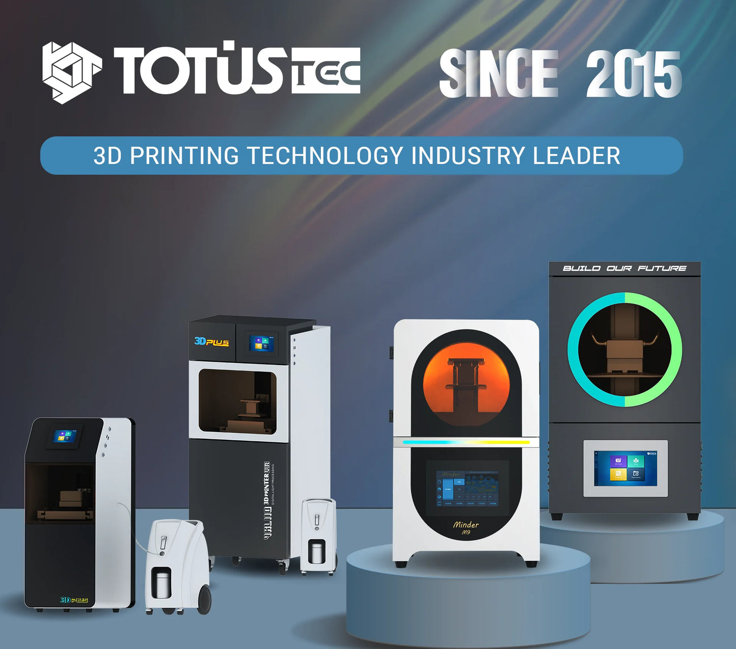 industrial-grade DLP 3D printer with high precision, good surface quality and fast printing speed. high production efficiency