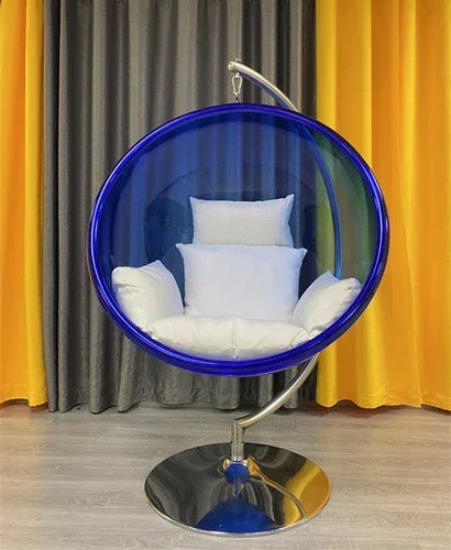 MMOOKA Bubble Chair Transparent Glider Single Cradle Chairs Indoor Balcony Lazy Hanging Basket Swing Rocking Chair Outdoor Egg Chairs