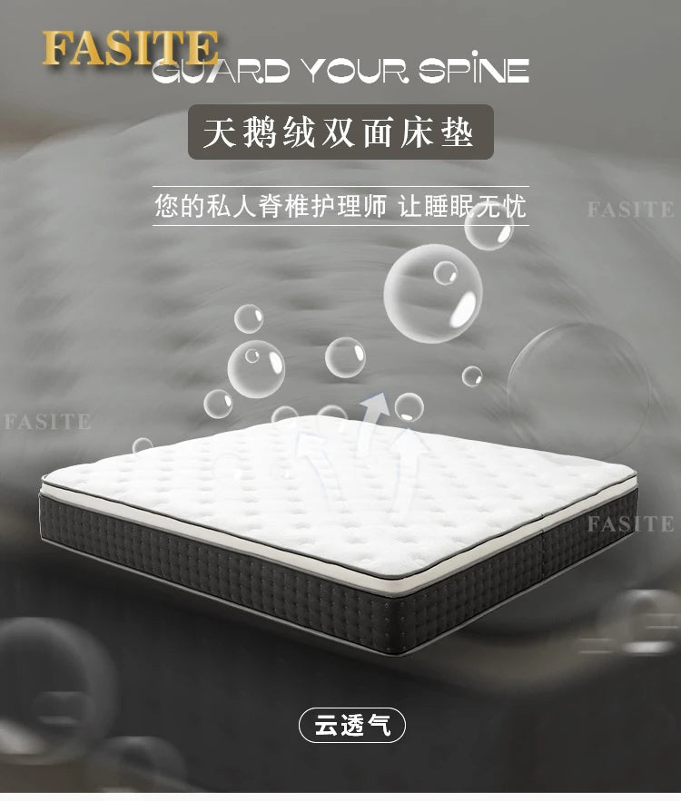 Natural Latex Coconut Brown Soft and Hard Dual Use 1.8m Simmons Independent Spring Mattress