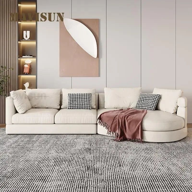 MMOOKA Comfort Lazy Lounger Sofa Tatami Adjustable Lounge Chair Floor Balcony Bay Window Leisure Long Sofa Floor Modular Divano Home