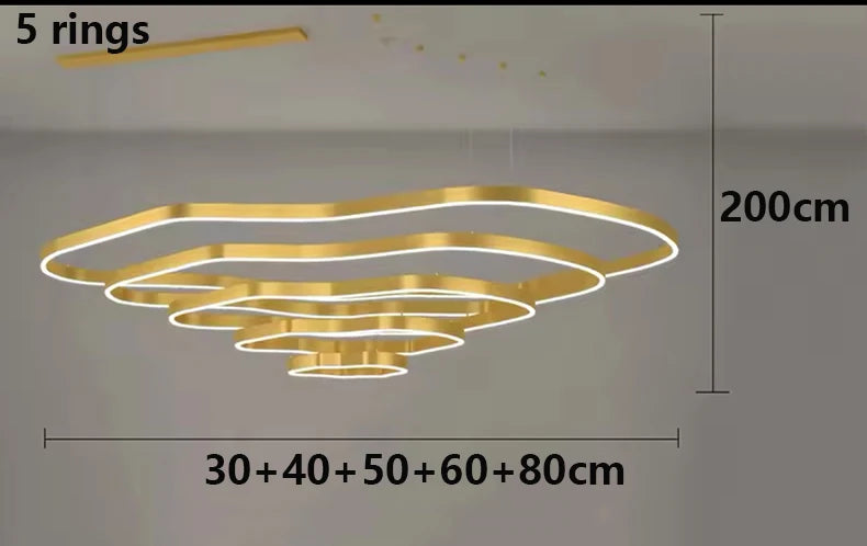Modern home decor led lights pendant light lamps for living room Chandeliers for dining room hanging light indoor lighting