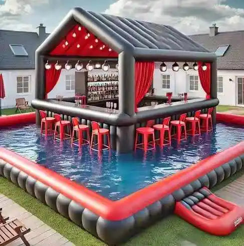 ANTNX Inflatable Pub New Design Water Swimming Pool Blow up Pool Bar for Party ANTNX.COM