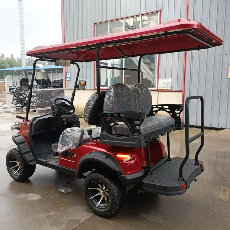 ANTNX Sightseeing 60V 72V Lithium Battery 4 Wheel Drive 4000W 5000W 7500W 4 Seater Electric Golf Cart With Luggage Carrier ANTNX.COM