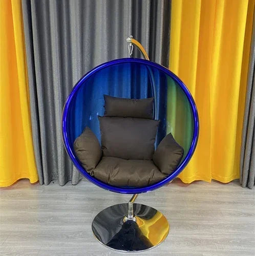 MMOOKA Bubble Chair Transparent Glider Single Cradle Chairs Indoor Balcony Lazy Hanging Basket Swing Rocking Chair Outdoor Egg Chairs