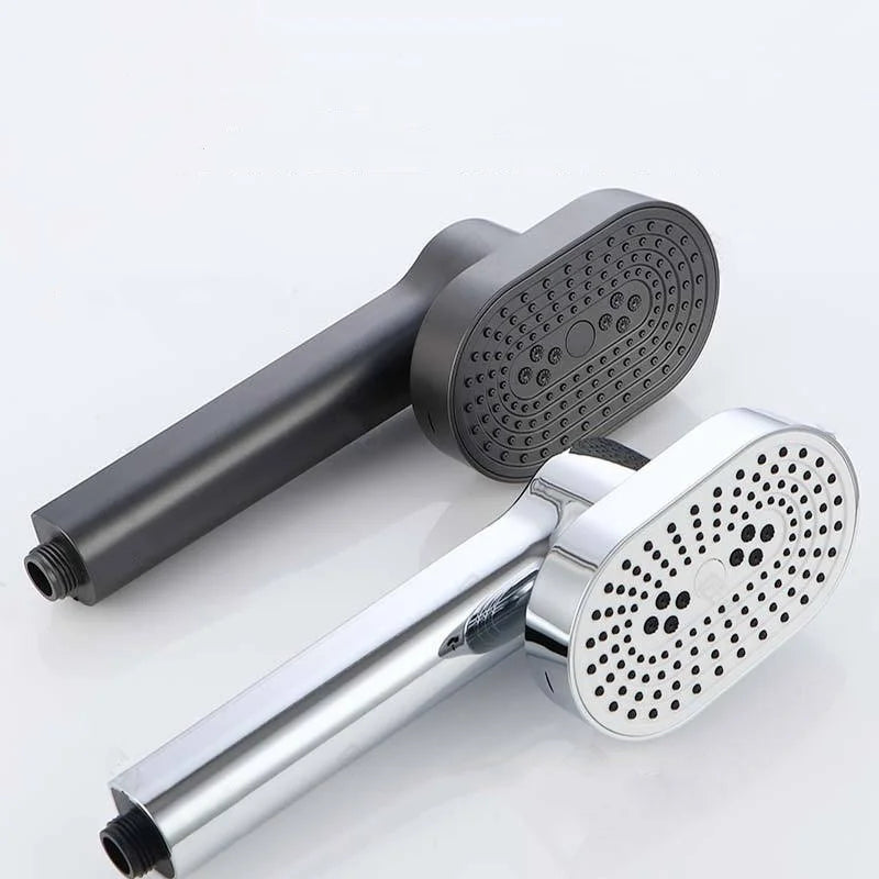 MMOOKA Rotatable Plastic Bathroom Accessories Water Handheld High Pressure Shower Head Pressurized Massage Home Universal Bath Chrome MMOOKA.COM