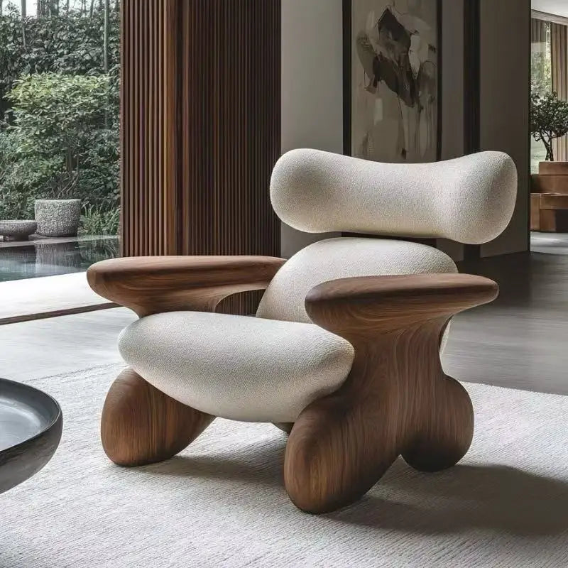 ANTNX Makeup Designer Living Room Chairs Luxury Modern Wooden Reading Living Room Chairs Ergonomic Dresser Sillon Postmodern Furniture ANTNX.COM