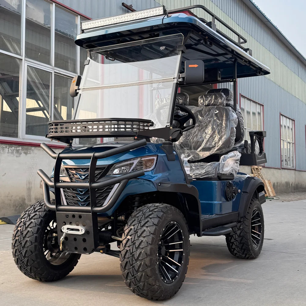 ANTNX 2025 Customized Off-road 4 Seats 48/60/72V Lithium Battery Hunting Buggy Best Electric Push Car Golf Cart ANTNX.COM