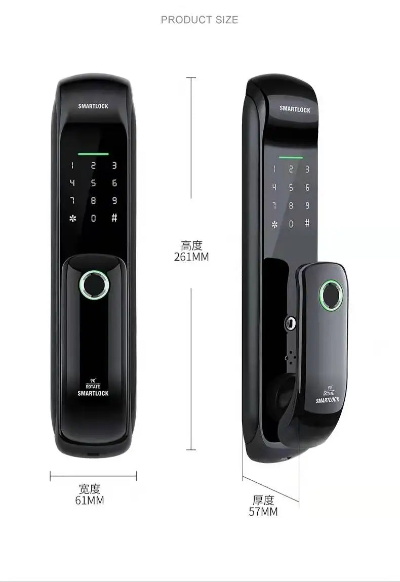 S921 Hot Sale Finger Print Card Intelligent Smart Phone APP TTlock Tuya Electronic Door Lock