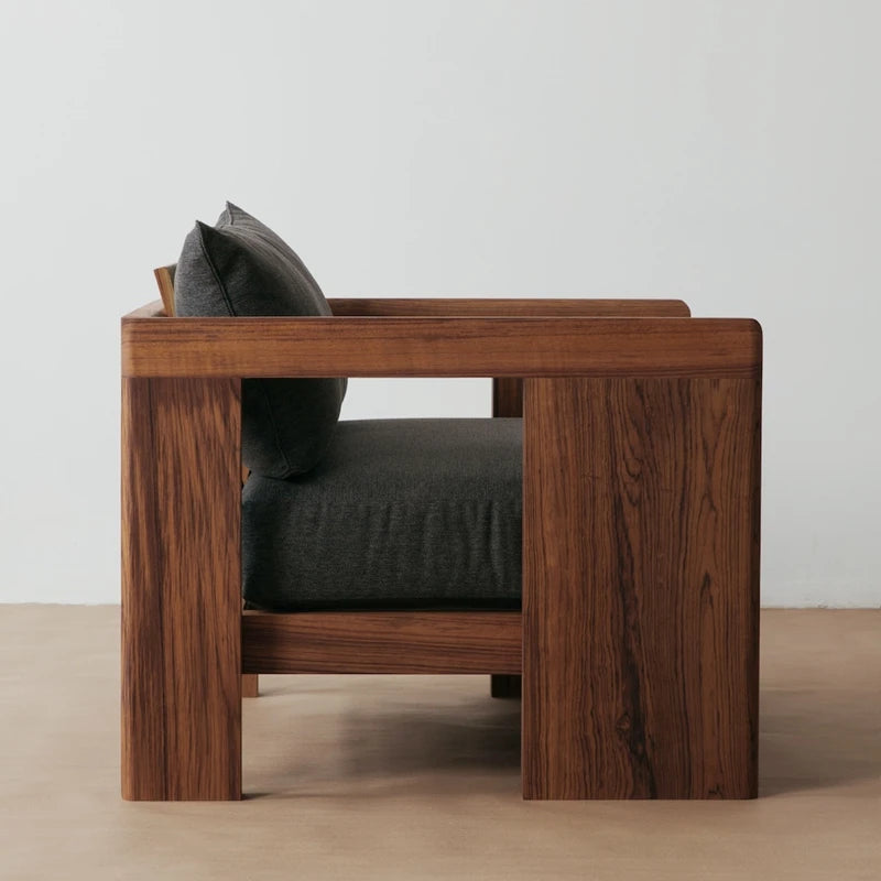 ANTNX Individual Wooden Living Room Chairs Modern Design Design Relax Living Room Chairs Balcony Luxury Sillon Lounge Suite Furniture ANTNX.COM