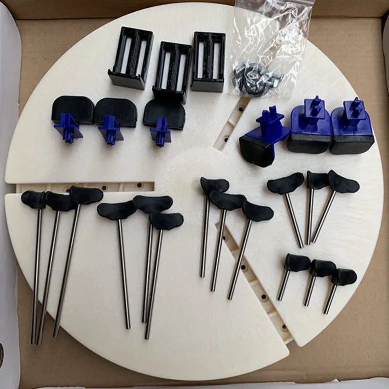 MMOOKA MMOOKA Portable Pottery Machine Turntable Clamp Ceramic Trimming Tools Sculpting Clamp Repair Tools for Ceramic Beginners ProfessionalsMMOOKA.COM