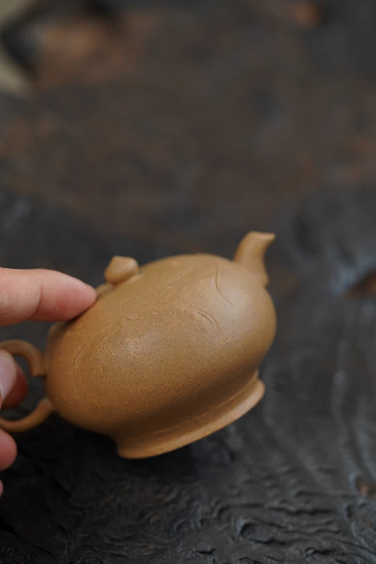 Zen Yuantang Yixing Handmade Original Purple Clay Pot Raw Ore Beige Clay Bionic Device 110cc