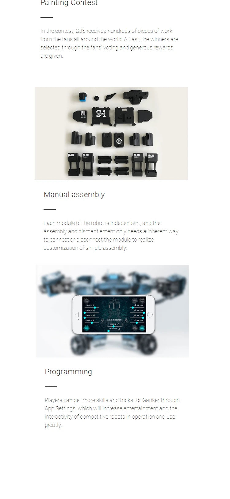 electronic Intelligent rc robot from fighting game