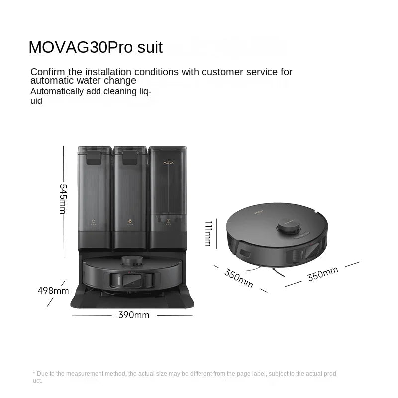 MMOOKA MMOOKA Dreame Sweeping Robot Mova G30 Pro Integrates Washing Home Appliances G20 Mopping Fully Automatic Water Loading Unloading TechMMOOKA.COM