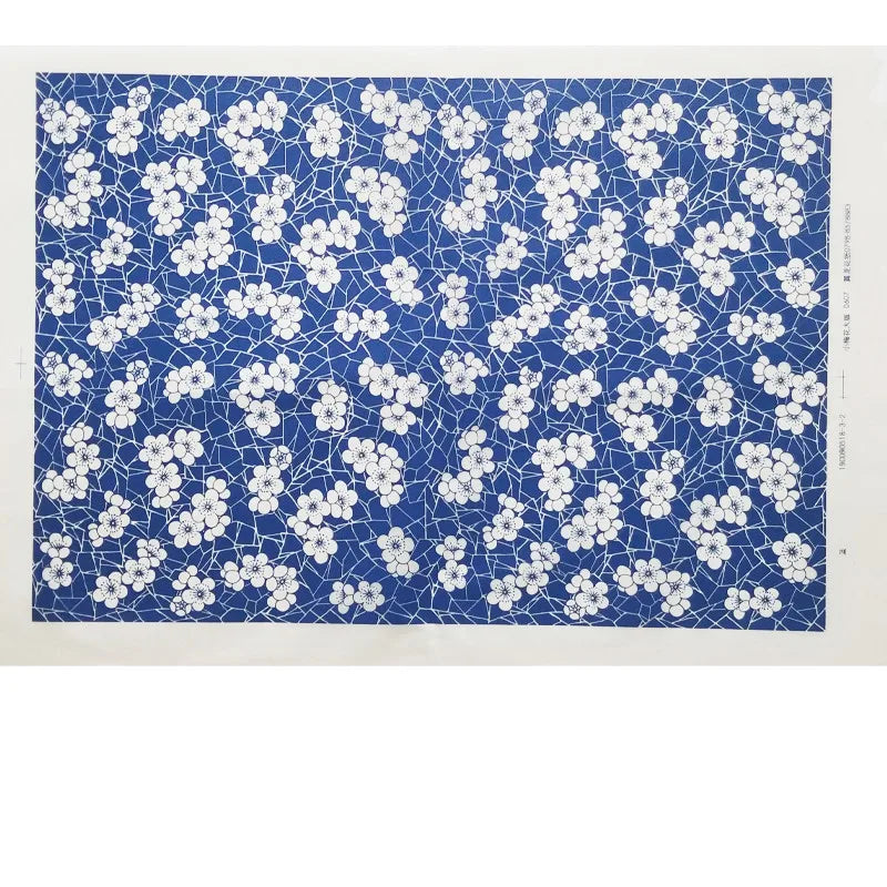 MMOOKA 1PCS New Pottery Ceramics Clay Transfer Paper Glaze Underglaze Flower Paper Jingdezhen Blue and White Porcelain Decal PaperMMOOKA.COM