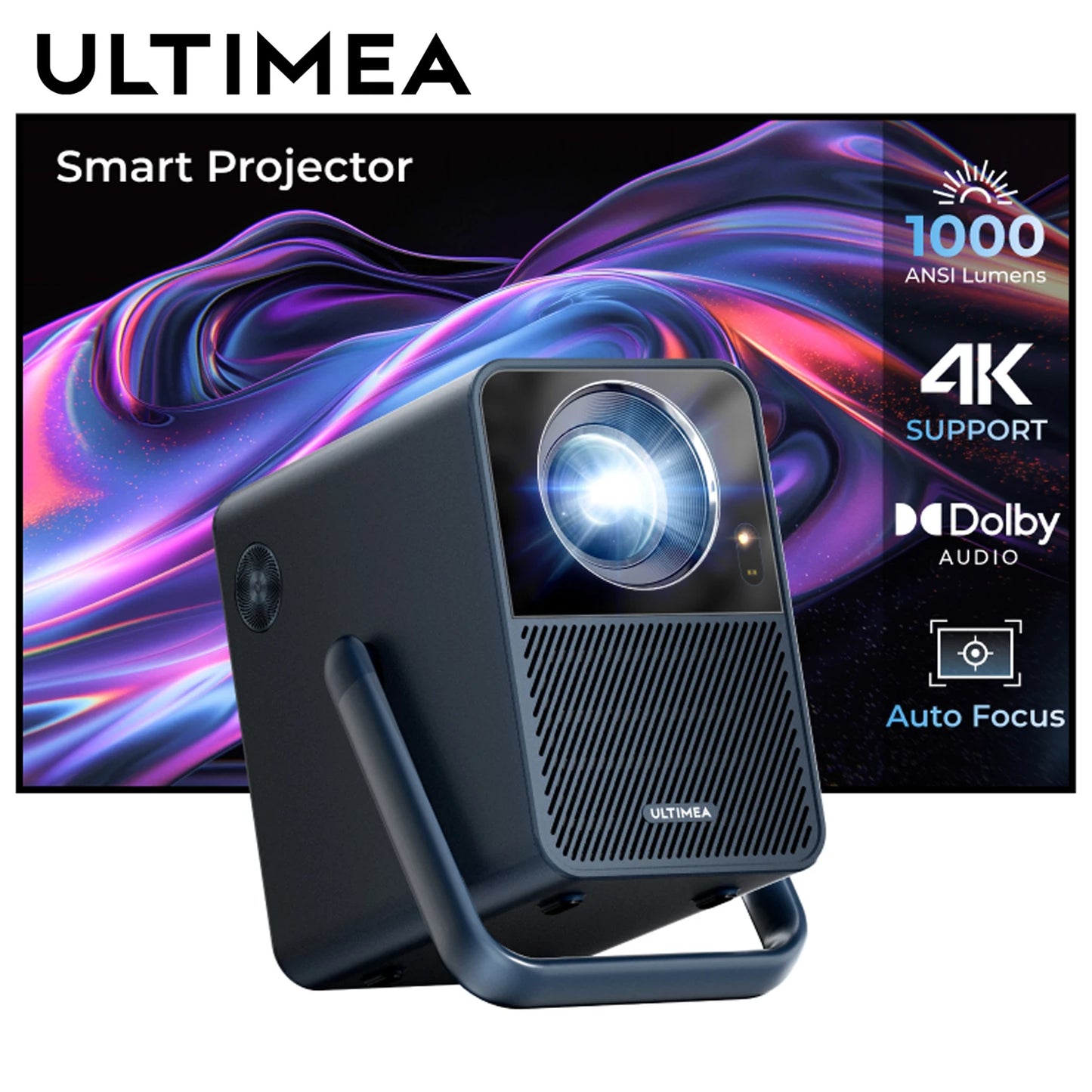 ANTNX ULTIMEA Poseidon E40 Full HD 1080P Projector 4k for Movies Android TV 11.0 with Netflix, 4K Decoding, Dolby Audio, Home Theater ANTNX.COM