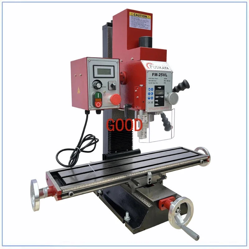 MMOOKA Fusikaya FM-25VL 1100W brushless motor DIY metal drilling and milling machine