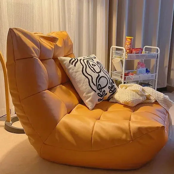 MMOOKA Lazy Sofa Bedroom Balcony Bay Window Tatami Caterpillar Bean Bag Sofa Chair Foldable Floor Adjustable Lounge Sofa