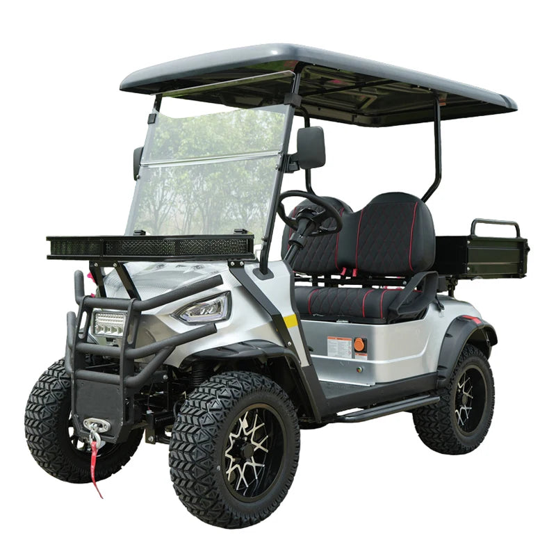 ANTNX Sightseeing 60V 72V Lithium Battery 4 Wheel Drive 4000W 5000W 7500W 4 Seater Electric Golf Cart With Luggage Carrier ANTNX.COM