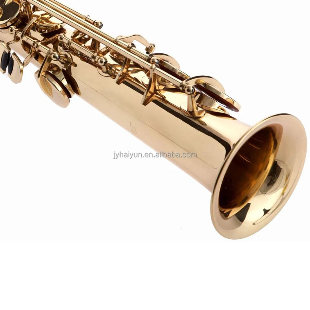 SEASOUND OEM High Quality Cheap Gold Sopranino Saxophone Woodwind Instrument JYSP101