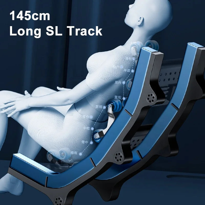 SENVEE Electrical Massage Seat SL Track Chair Massage Sessel Zero Gravity Electric 4D Smart Massage Chair Full Body for Rolling