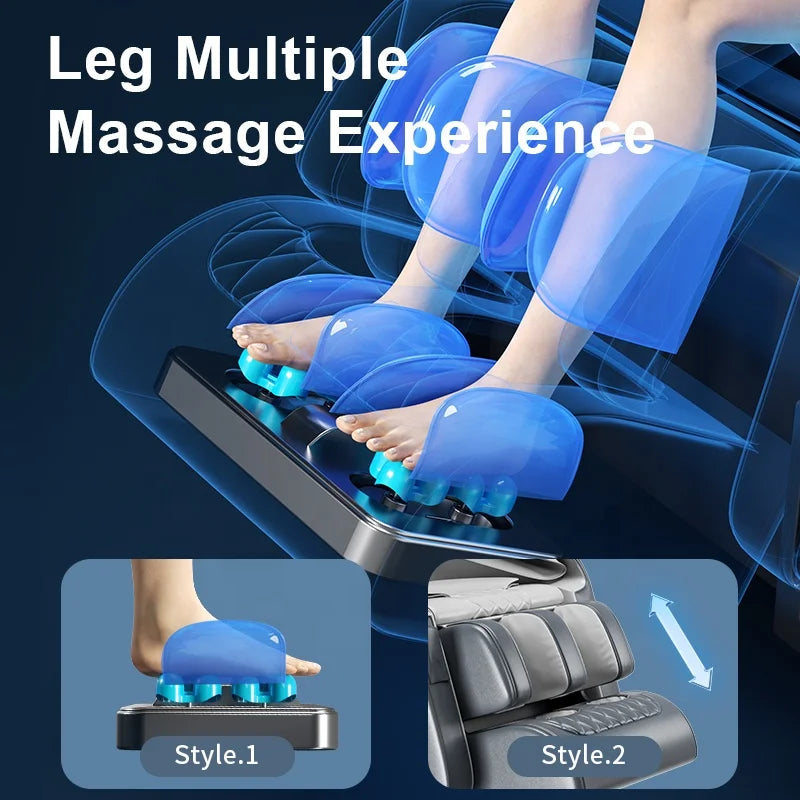 SENVEE Electrical Massage Seat SL Track Chair Massage Sessel Zero Gravity Electric 4D Smart Massage Chair Full Body for Rolling