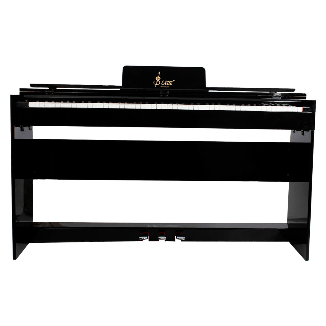 SLADE 88 Keys Upright Piano Professional Digital Electronic Black Piano Weighted Keyboard Instrument with Piano Bench
