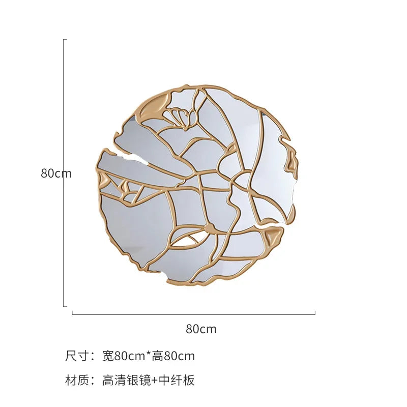 MMOOKA Bathroom Wall Mirrors Room Decor Aesthetic Luxury Large Model Wall Mirror Design Modern Style Espelho Parede Decoration Bedroom