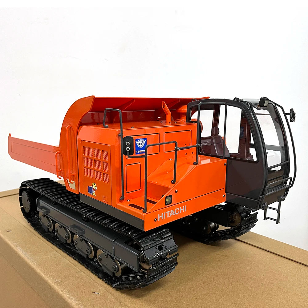 ANTNX EG110R 1/12 Hydraulic RC Dump Truck Metal Tracked Truck Transporter RTR with Light System Boy RC Car Model Toy ANTNX.COM