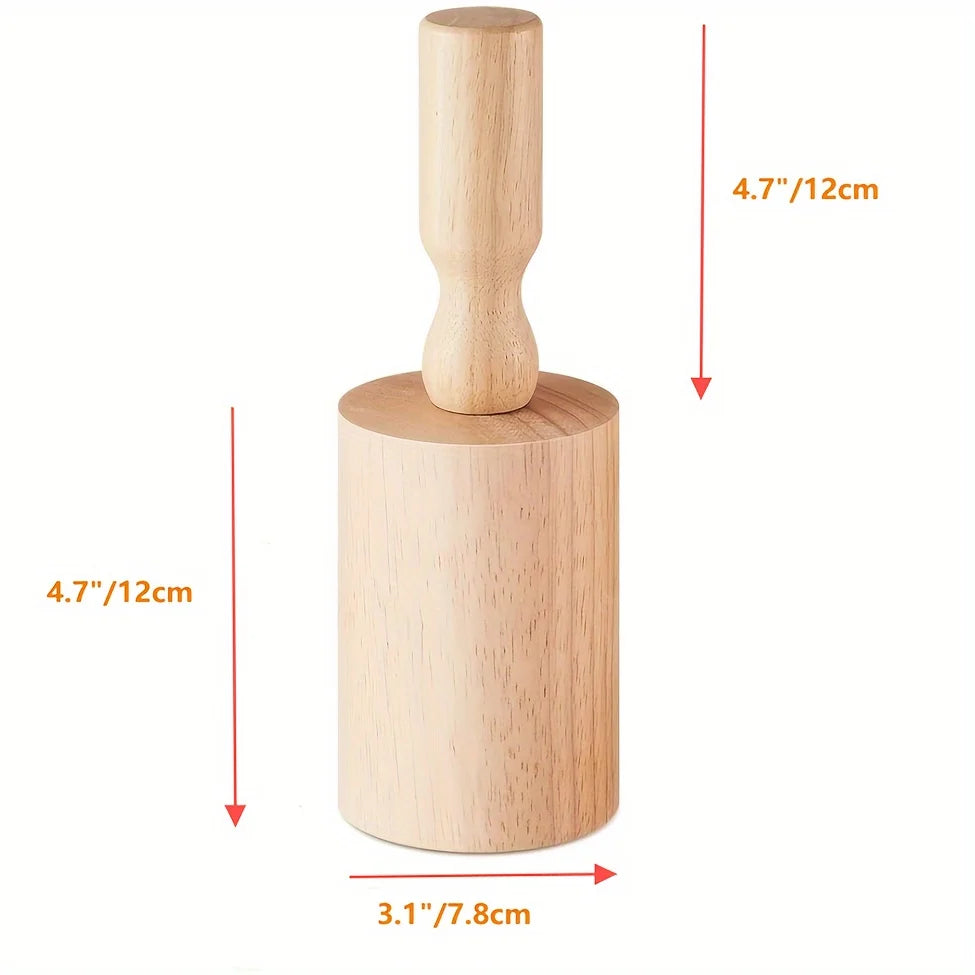 MMOOKA MMOOKA 3 Pcs Cup Pottery Molds 2.5'', 3.1'', 3.7'' Plaster Molds Mug Vase Tools with Handle Pottery Wood Slump Press Mold for Cup MugMMOOKA.COM