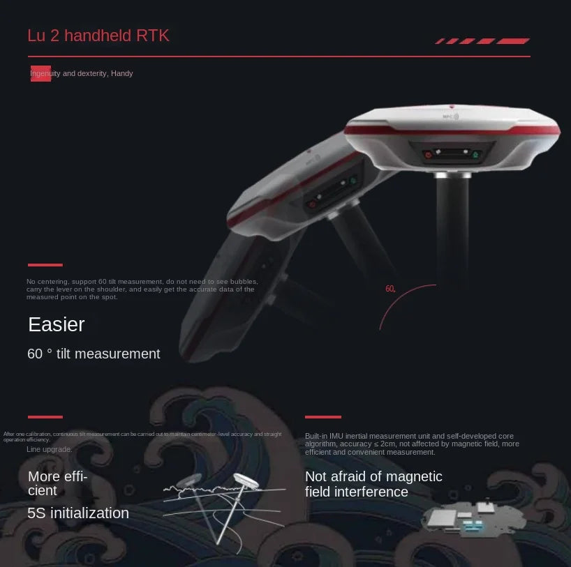 Huace RTK measuring instrument: Haida GPS Situoli high-precision Sinan Beidou satellite positioning coordinate layout