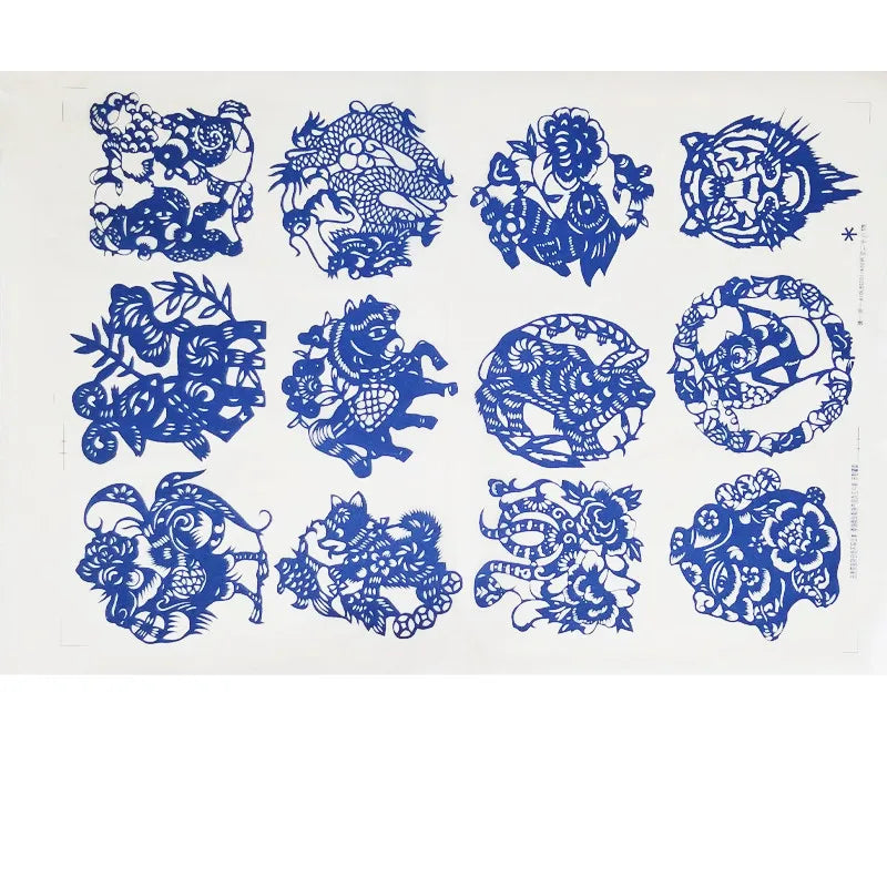 MMOOKA 1PCS New Pottery Ceramics Clay Transfer Paper Glaze Underglaze Flower Paper Jingdezhen Blue and White Porcelain Decal PaperMMOOKA.COM