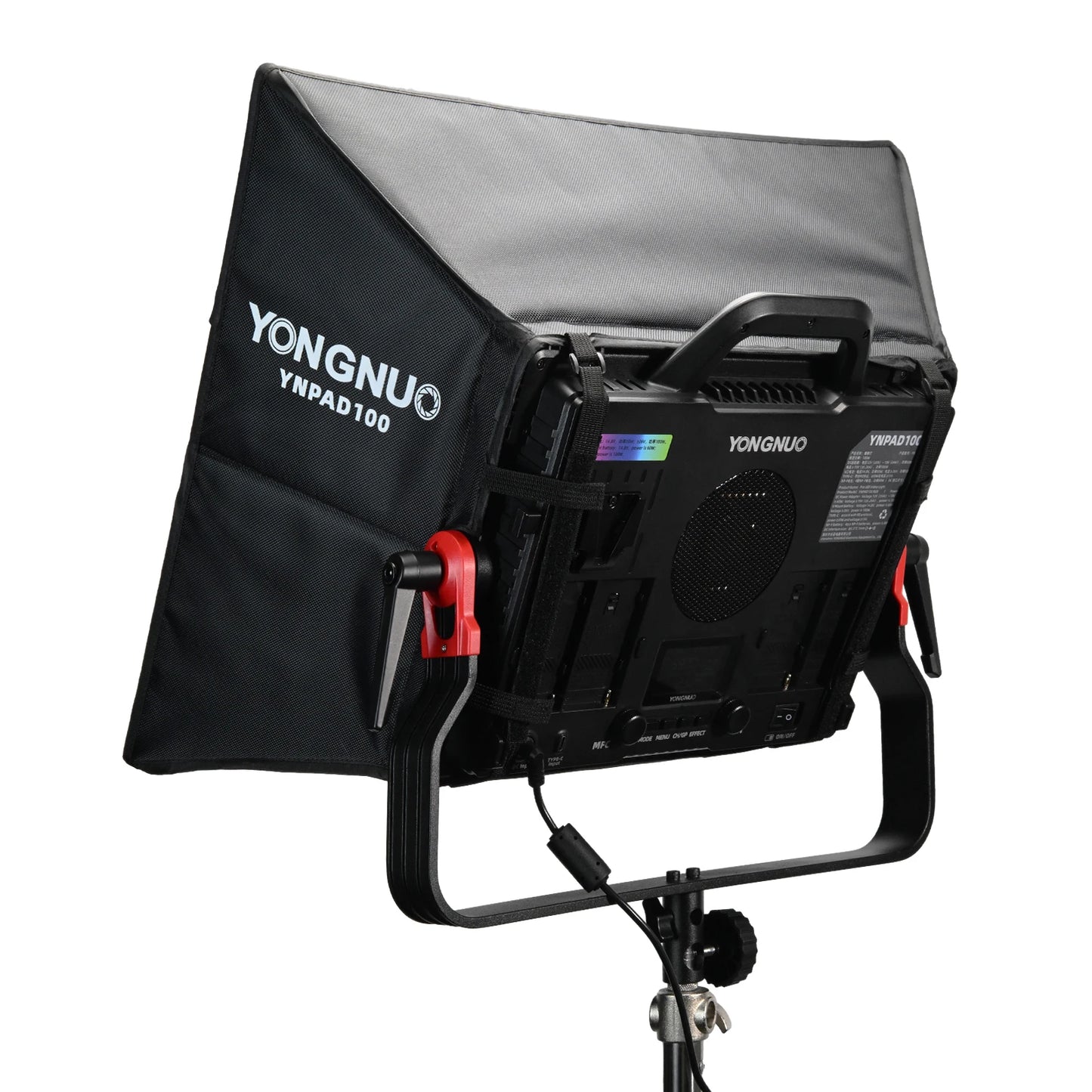 YONGNUO YNPAD/100 RGB Studio Video LED Panel Light with Full Color Reaches 100W for YouTube Tikok Photography Lighting