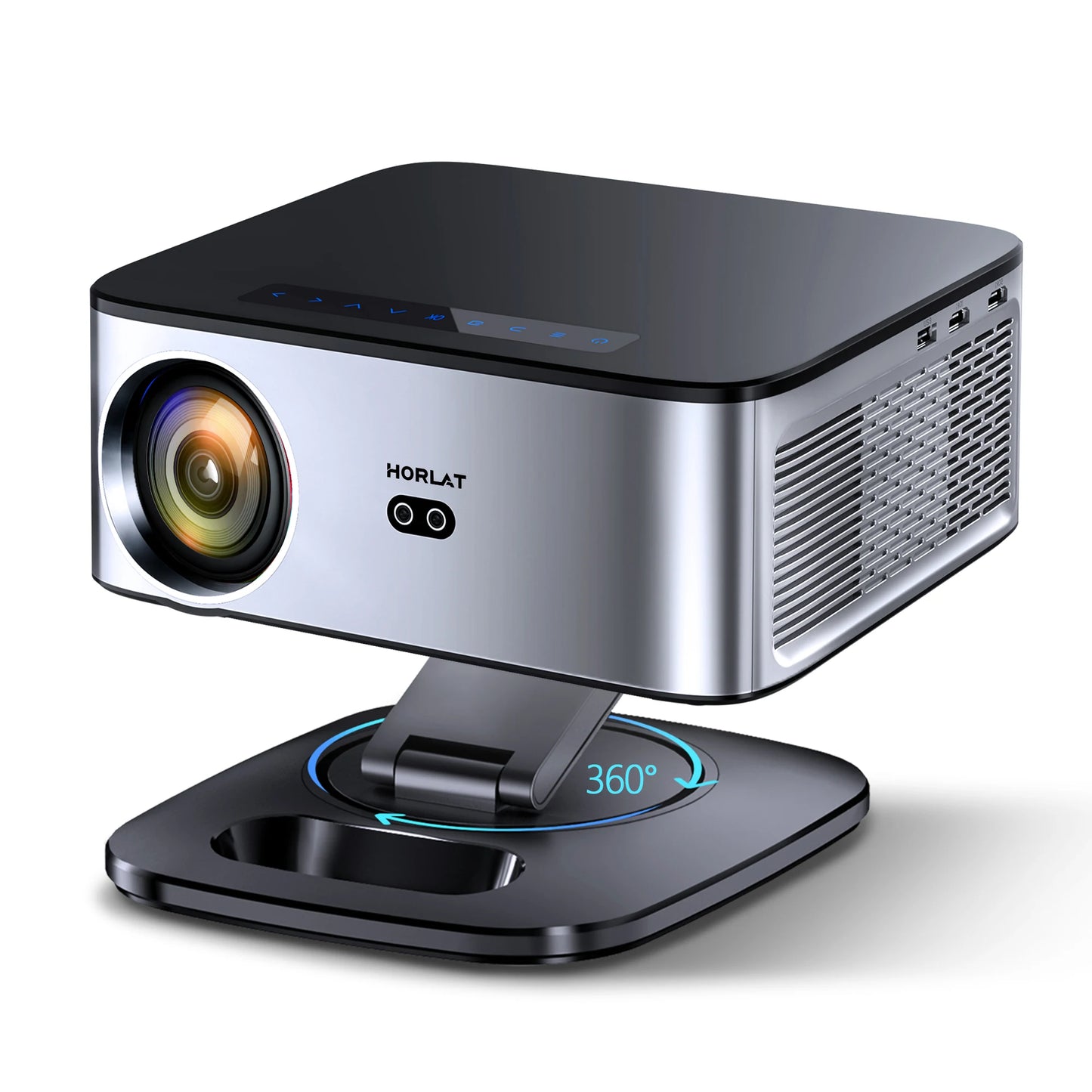 HORLAT 35000Lumenes Android 4K Projector 8K Decode Video Audio Home Theater AutoFocus Keystone 5G WiFi Portable Proyector Beamer