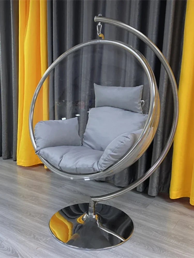 MMOOKA Bubble Chair Transparent Glider Single Cradle Chairs Indoor Balcony Lazy Hanging Basket Swing Rocking Chair Outdoor Egg Chairs