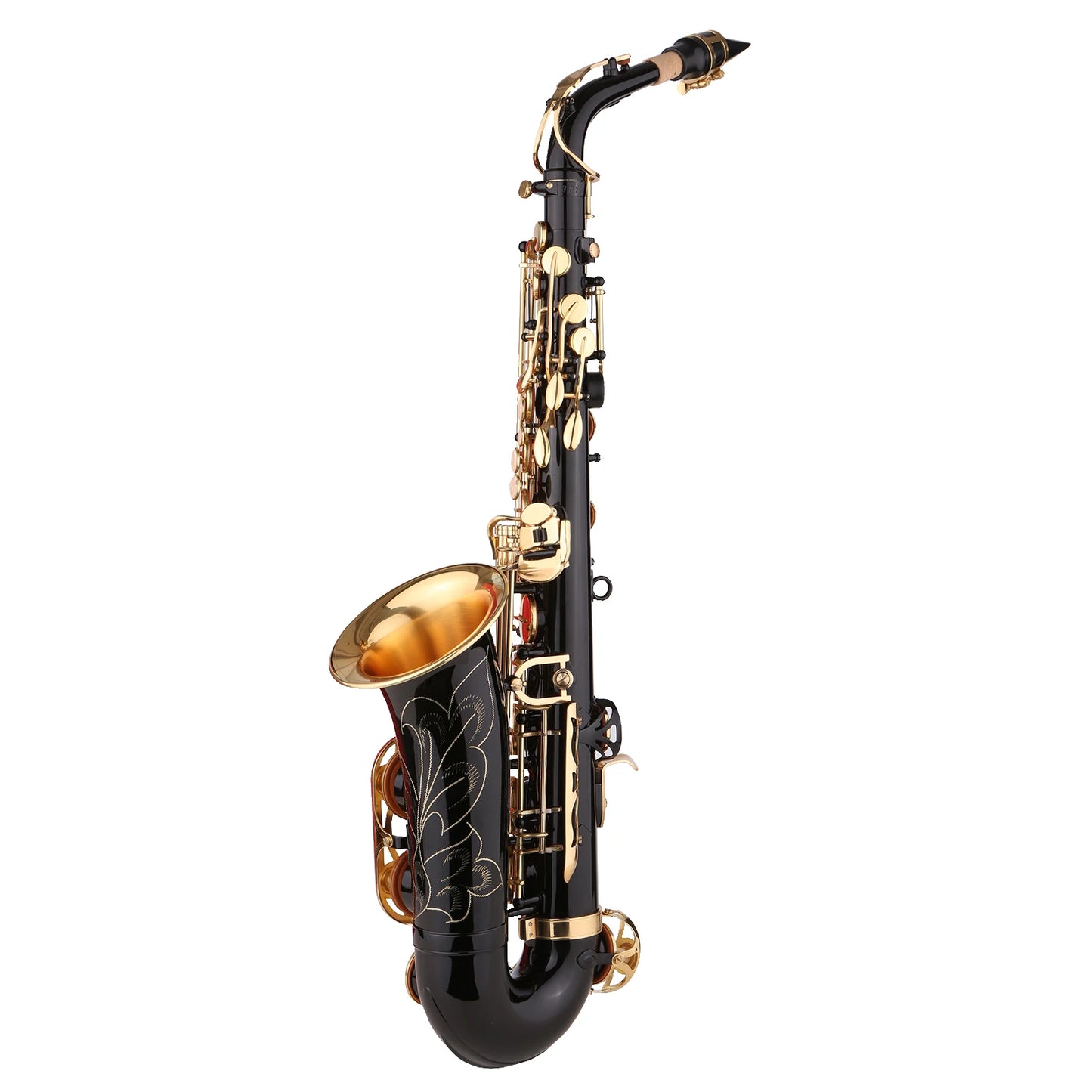MMOOKA Saxophone Black Paint E-flat Sax Brass Eb Alto saxophone alto sax With Saxophone mouthpiece wind instrument musical instruments
