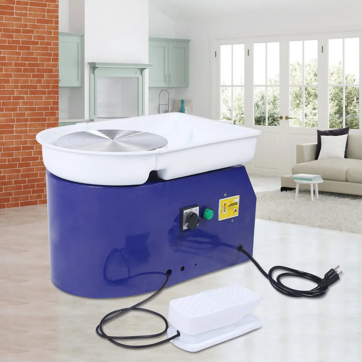 MMOOKA MMOOKA 350W 24cm Brushless Electric Pottery Wheel Machine for Student and Amateur Electric Clay Wheel Machine Electric Clay Art WheelMMOOKA.COM