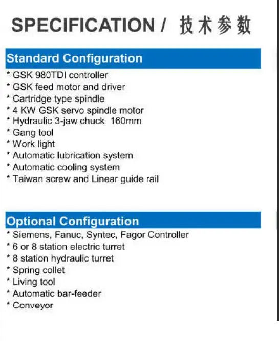 Cnc Lathe Machine Slant Turing CK32 Full New For Sale 4 Tools Station Turret Metal Tool China Sea Shipping