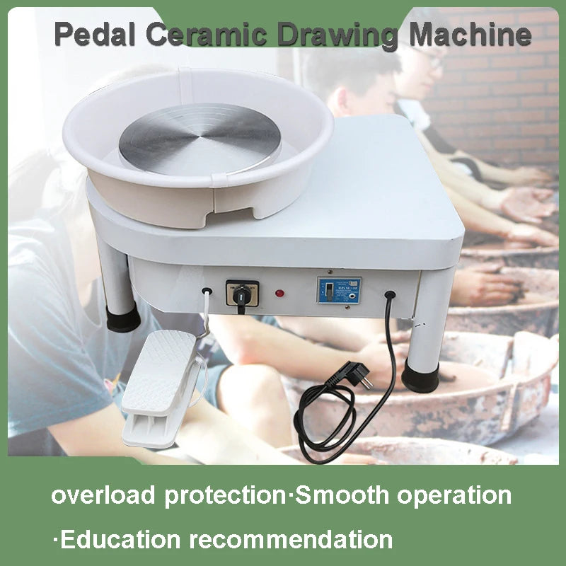 MMOOKA MMOOKA 25cm Electric Wheel Pottery Lathes Machine 350W Ceramic Clay Ceramic Wheel Machine Wheel Machine DIY 110-220VMMOOKA.COM