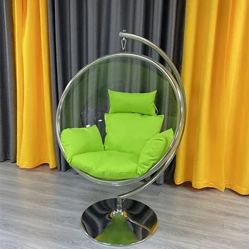 MMOOKA Bubble Chair Transparent Glider Single Cradle Chairs Indoor Balcony Lazy Hanging Basket Swing Rocking Chair Outdoor Egg Chairs