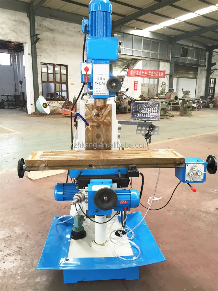 ANTNX Portable Multi Function Vertical Lifting Table Lathe Bench Milling Drilling Machine Zx6350 Manual Drilling and Milling Machine ANTNX.COM
