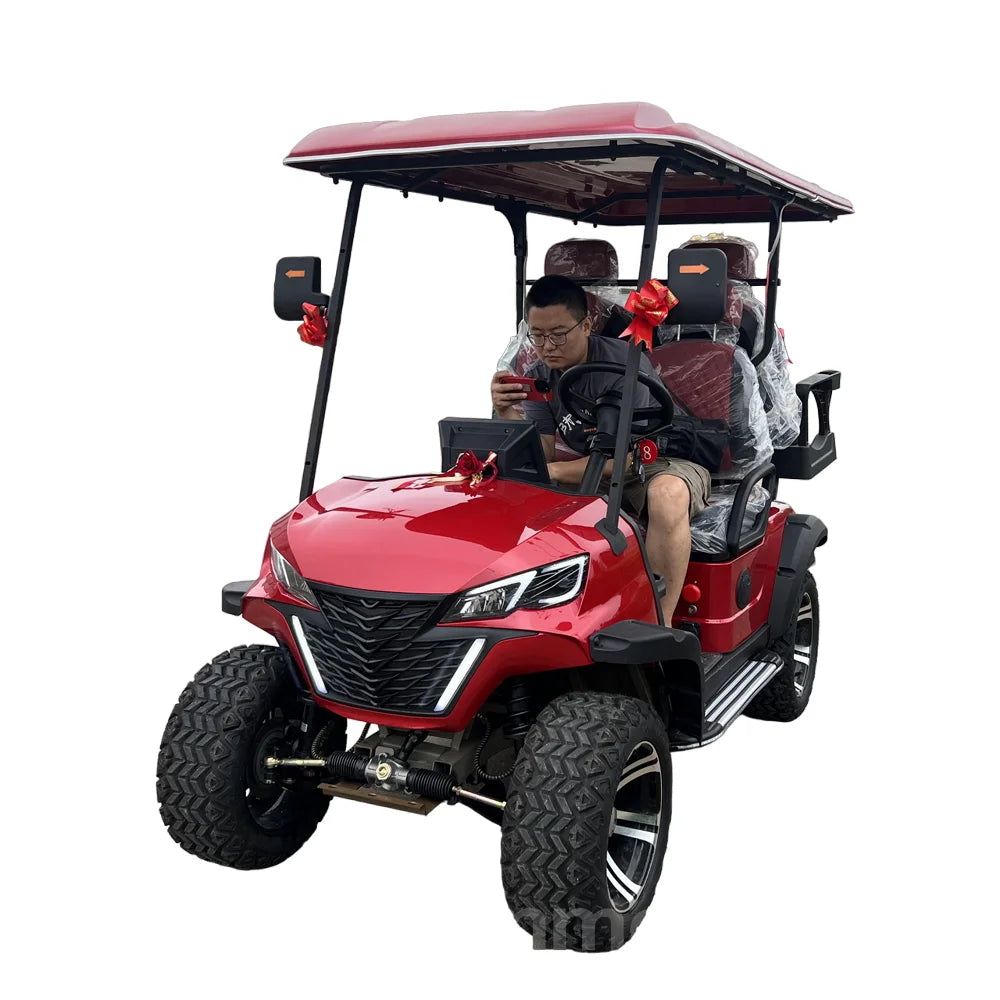 ANTNX 2025 Hot Sale 4-Seater Electric Golf Carts 48V 60V 72V 5000W 7500W Golf Buggy Carts 60-80km Range for Golf Course and Resort ANTNX.COM