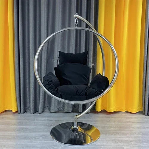 MMOOKA Bubble Chair Transparent Glider Single Cradle Chairs Indoor Balcony Lazy Hanging Basket Swing Rocking Chair Outdoor Egg Chairs