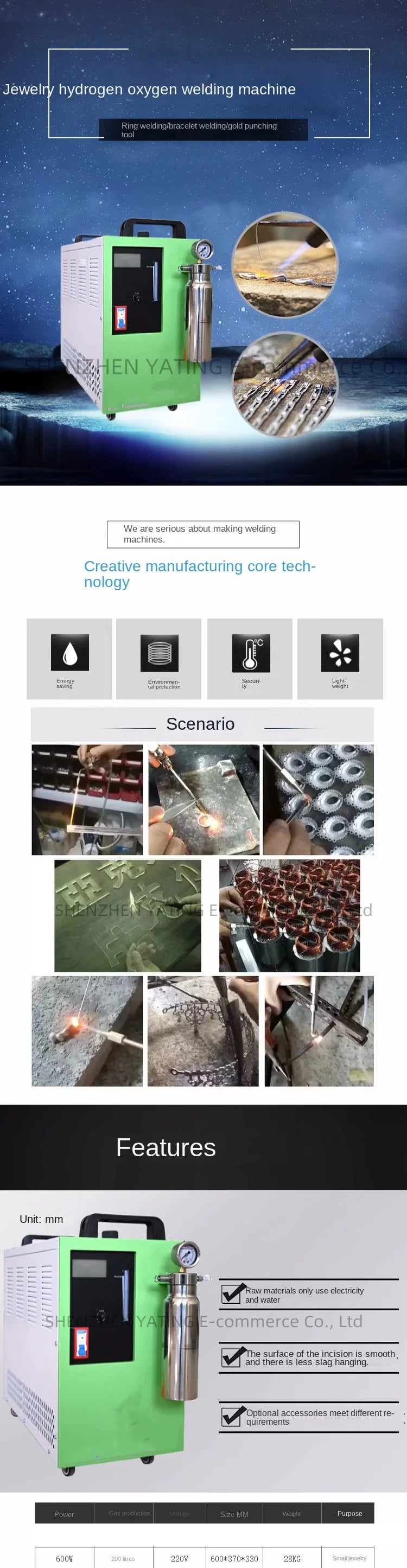 Oxygen Energy Hydrogen Oxygen Water Welding Machine Gold and Silver Jewelry Welding Crafts G Electrolytic Water Equipment