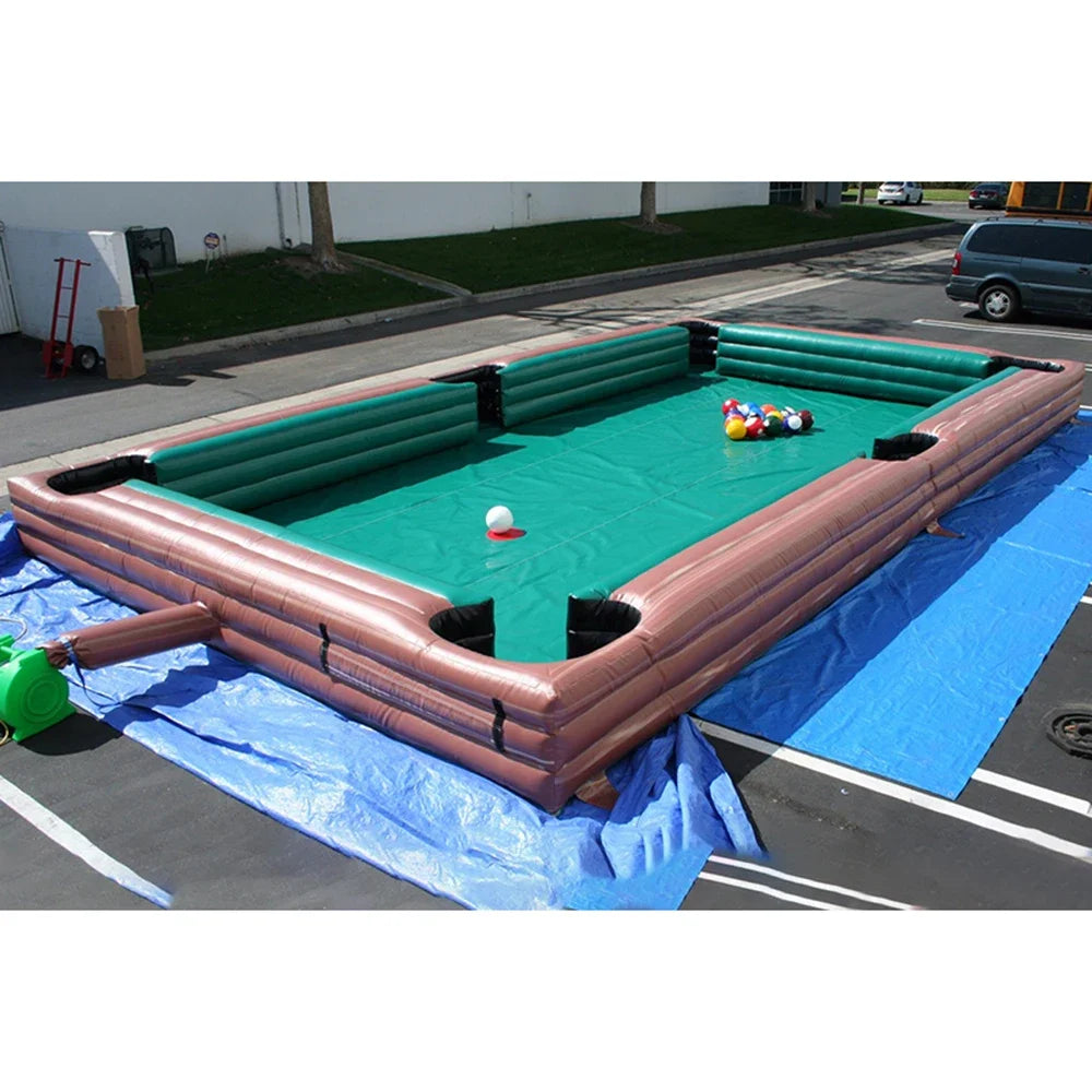 ANTNX Commercial Inflatable Snooker Soccer Pool Inflatable Snookball Table Giant Outdoor Human Billiards For Events Carnival Games ANTNX.COM