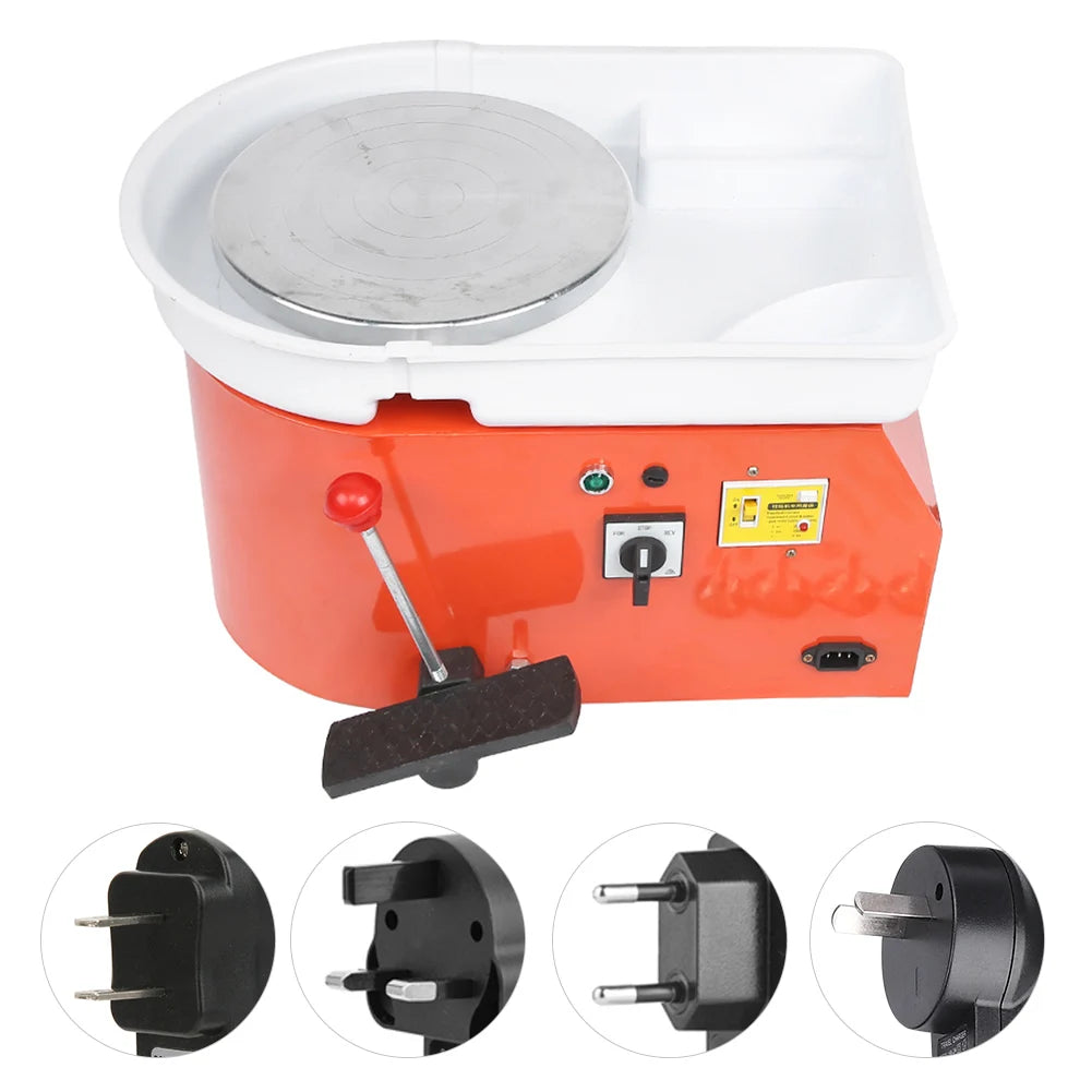 MMOOKA MMOOKA Ceramic Pottery Electric Machine Detachable Basin Adjustable Speed Art Craft DIY Clay Tool 350W DIY Clay Tool Pottery MachineMMOOKA.COM